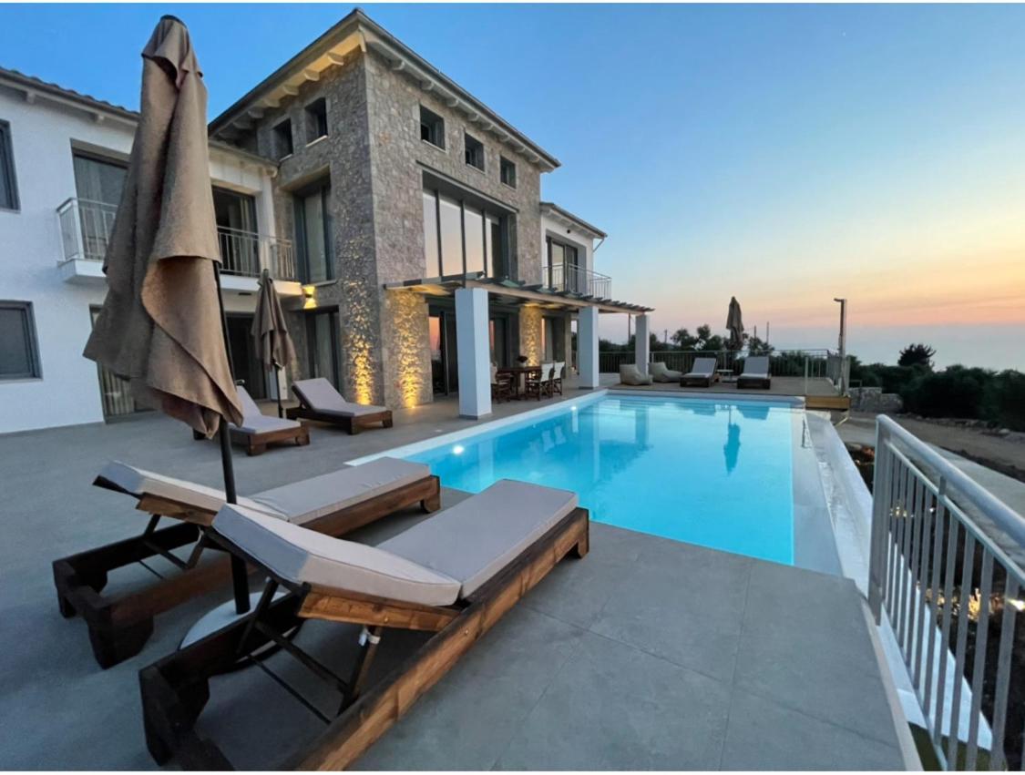 Tsakmakis Villas Luxury- Panoramic Sea View - Lefkada Tsoukaládhes Exterior foto